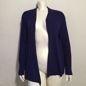 Eileen Fisher 100% Wool Open Cardigan Size 3X